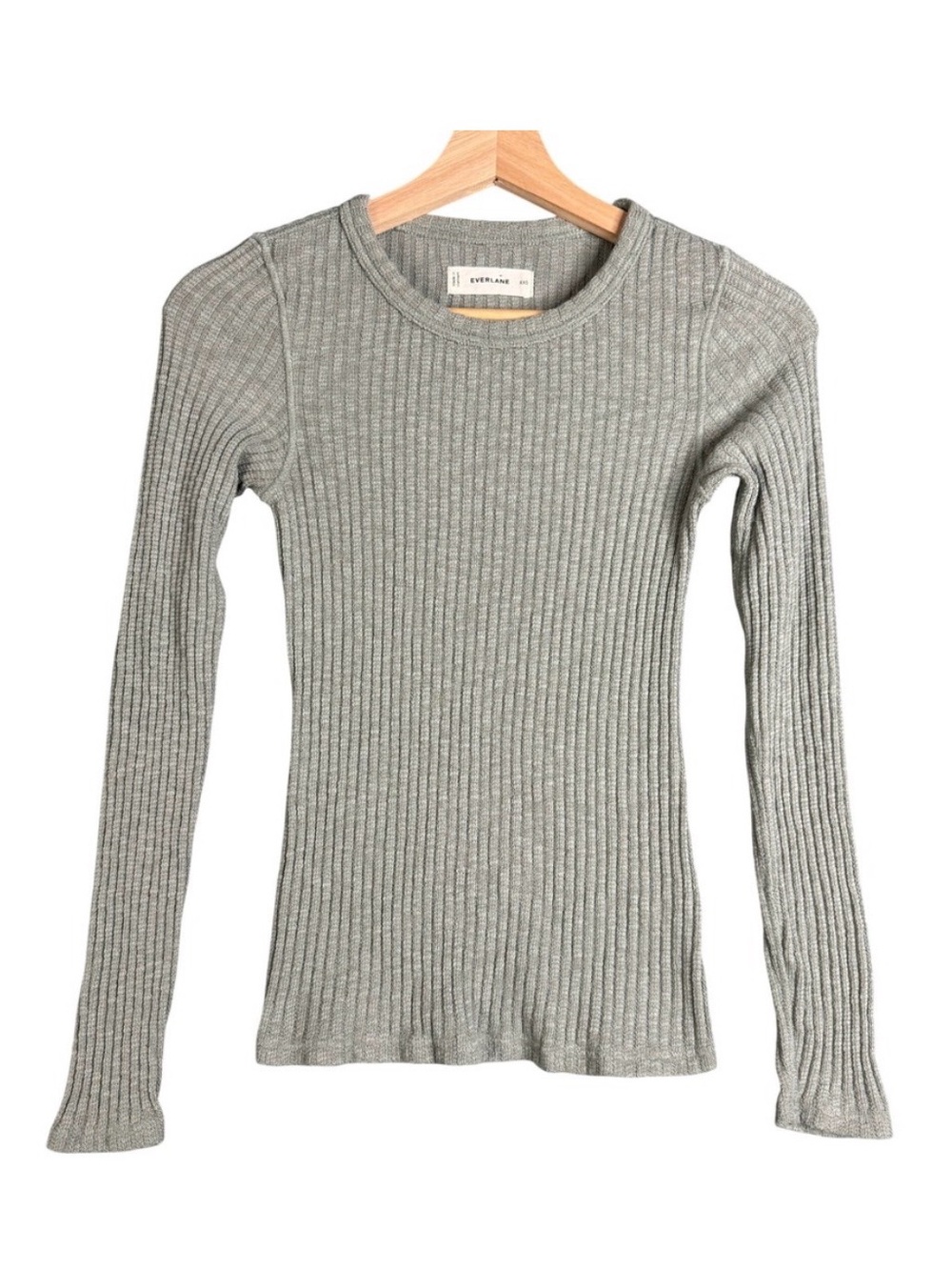 Everlane The Cozy Ribbed Long Sleeve Tee